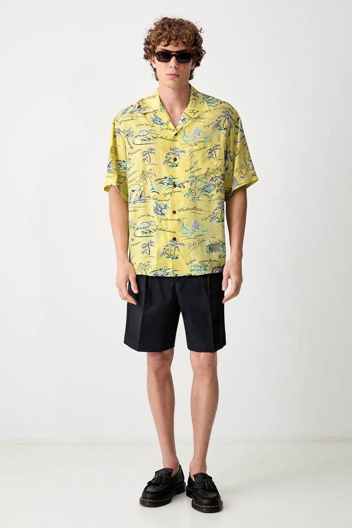 Wacko Maria Shirt 25SS.WMS.HI02 yellow AW26