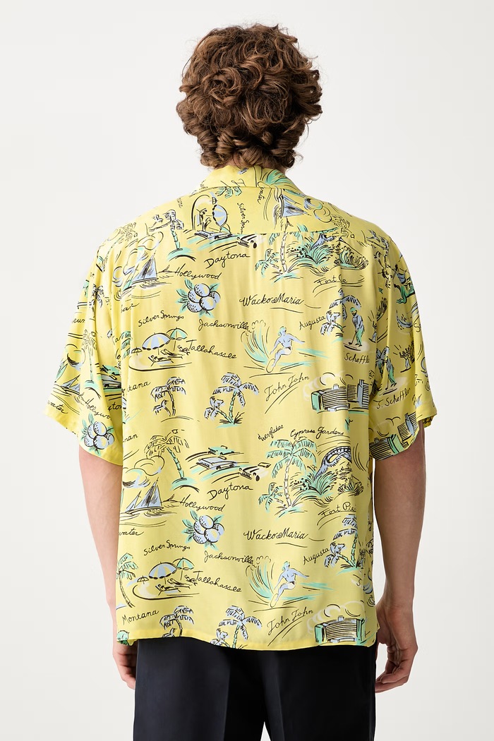 Clothing Wacko Maria Shirt 25SS.WMS.HI02 yellow