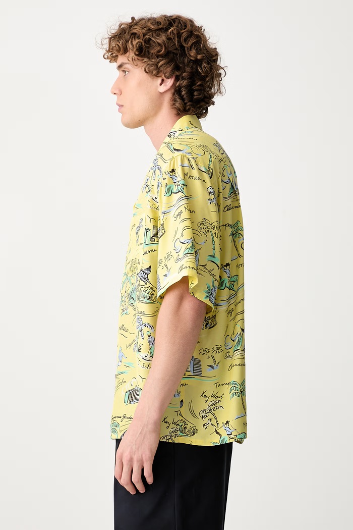 Shirt Wacko Maria 25SS.WMS.HI02 yellow