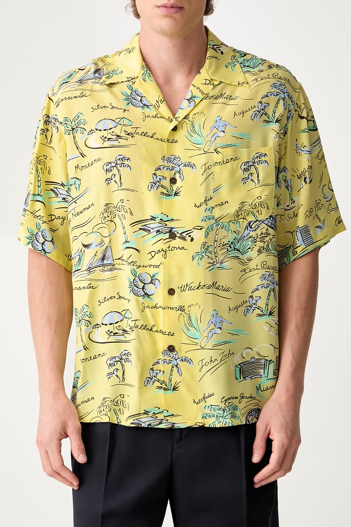 Shirt Wacko Maria yellow 25SS.WMS.HI02