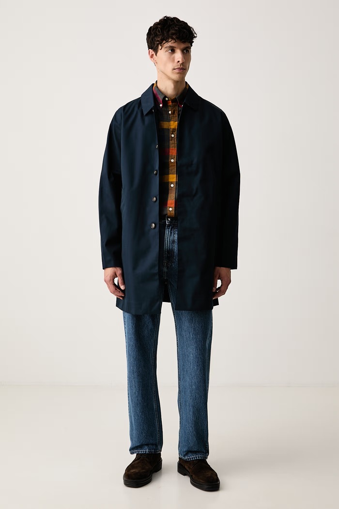 Barbour koszula męska bawełniana Danloch MSH5833 zielony AW26