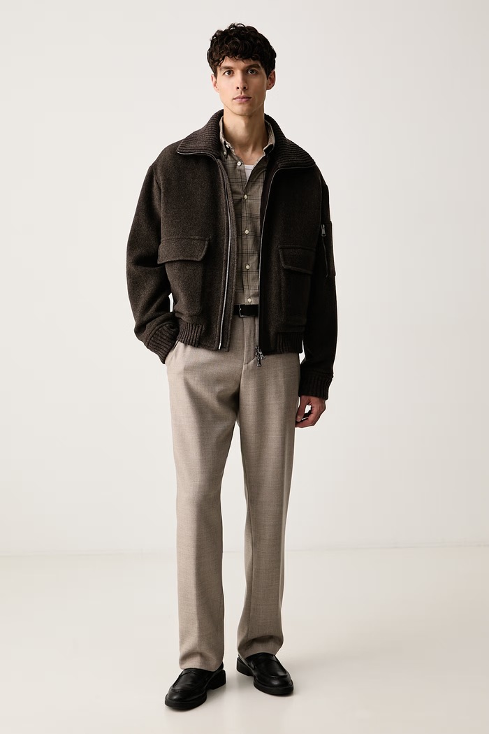 Barbour koszula męska bawełniana Franklin MSH5803 beżowy AW26