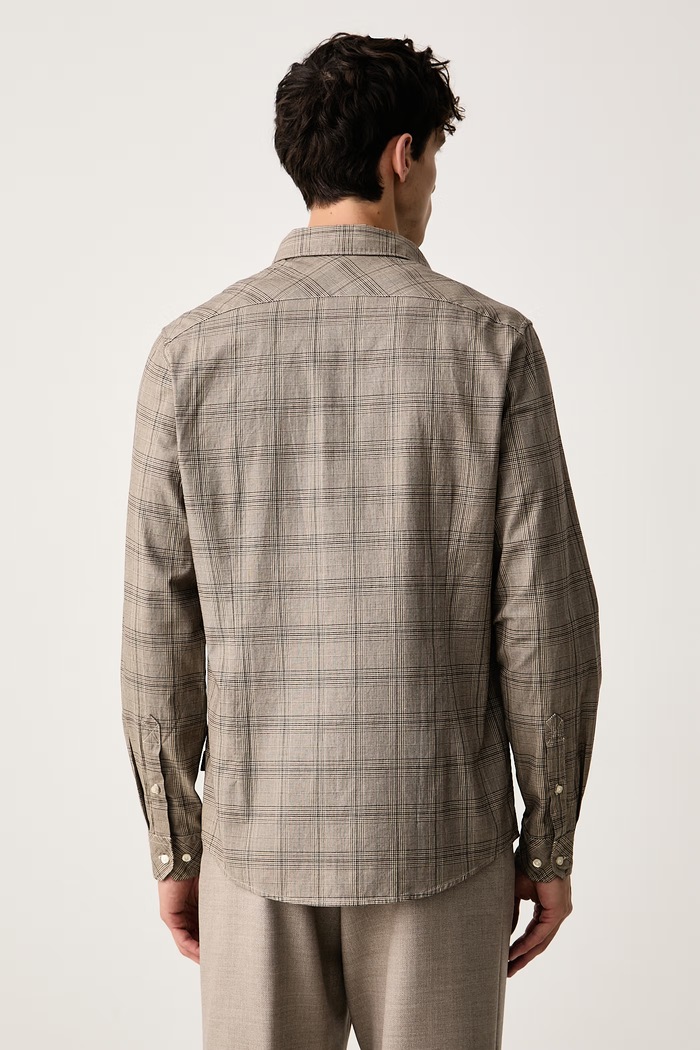 Odzież Barbour koszula męska bawełniana Franklin MSH5803 beżowy