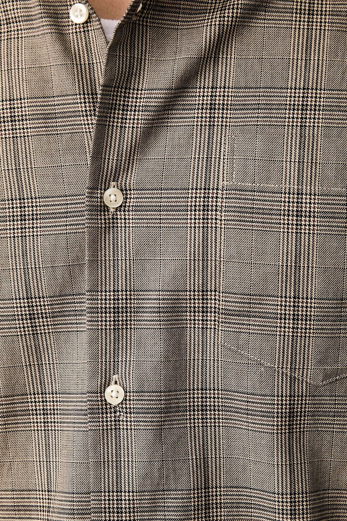 Barbour košulja za muškarce od pamuka Franklin MSH5803 bež