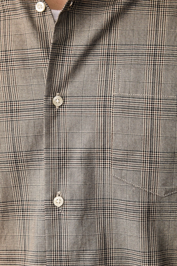 Barbour košulja za muškarce od pamuka Franklin MSH5803 bež