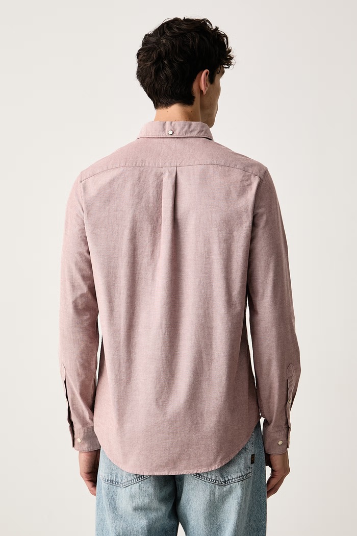 Odzież Barbour koszula męska bawełniana Marsden MSH5527 różowy