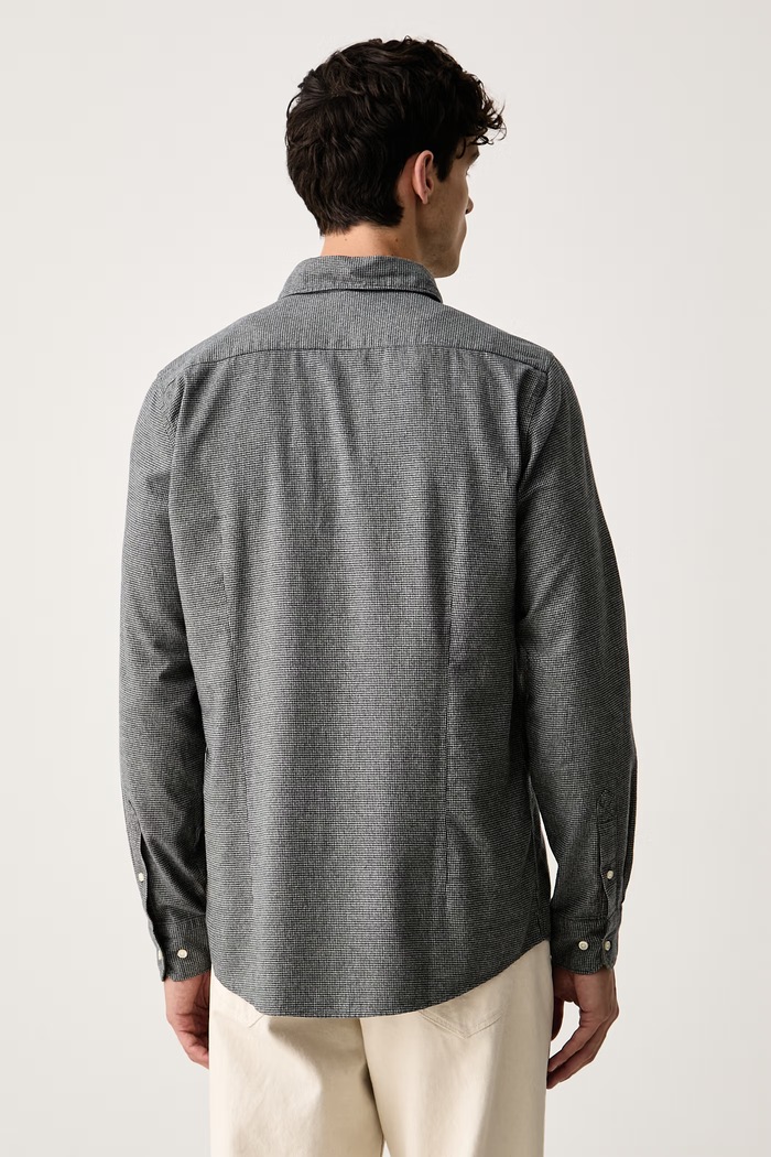 Odzież Barbour koszula męska bawełniana Turner MSH5367 szary