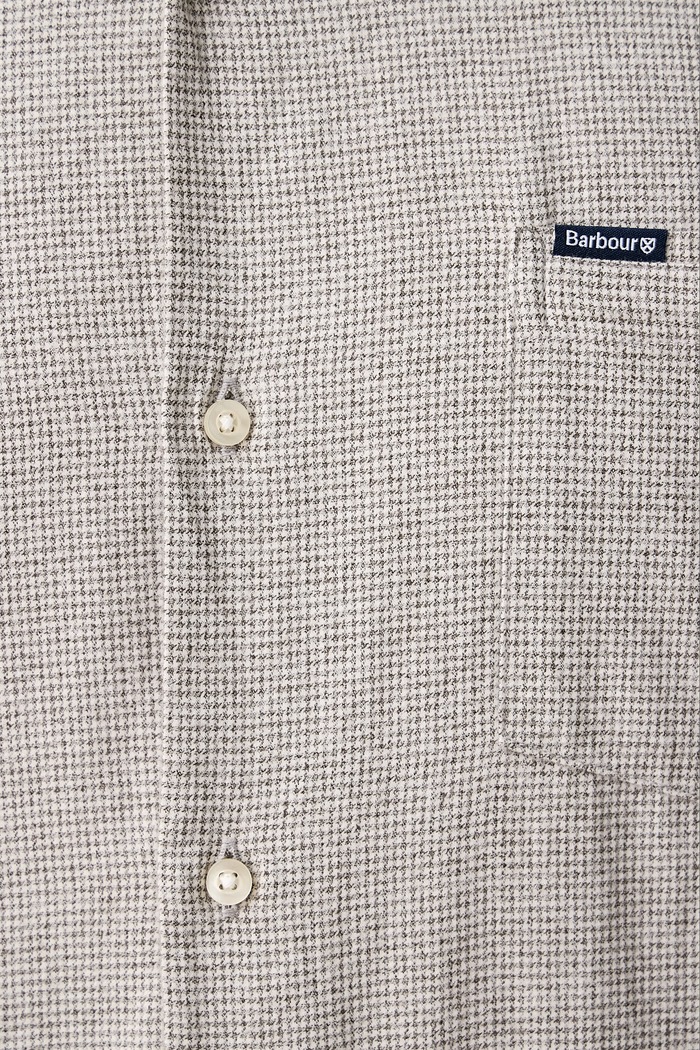 Košulja za muškarce od pamuka Turner Barbour zelena MSH5367
