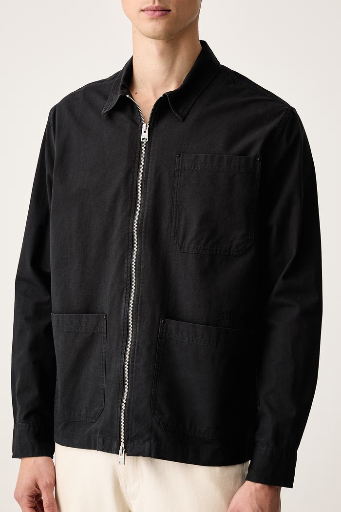 Férfi pamut ing DOLWEN AllSaints M042SF fekete