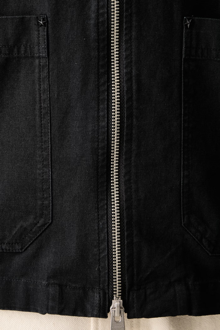 Férfi pamut ing DOLWEN AllSaints fekete M042SF