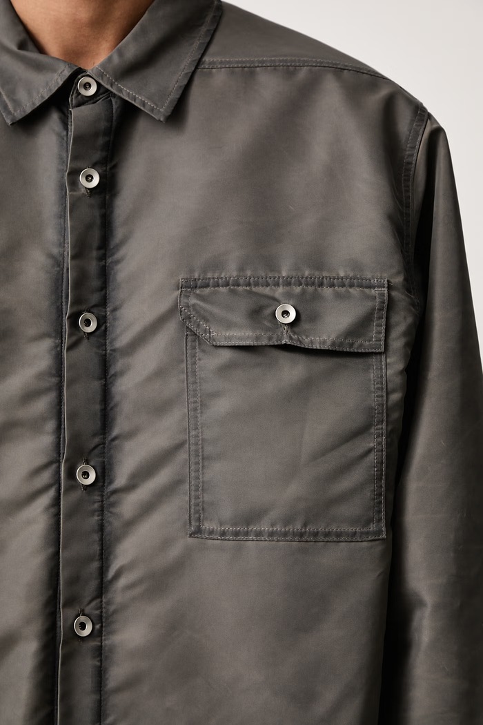 Rick Owens DRKSHDW Jumbo geacă tip cămașă pentru bărbați DU02F6753.NBFD