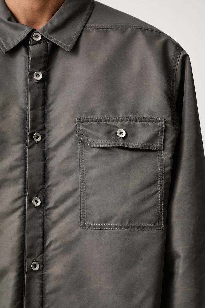 Rick Owens DRKSHDW Jumbo geacă tip cămașă pentru bărbați DU02F6753.NBFD