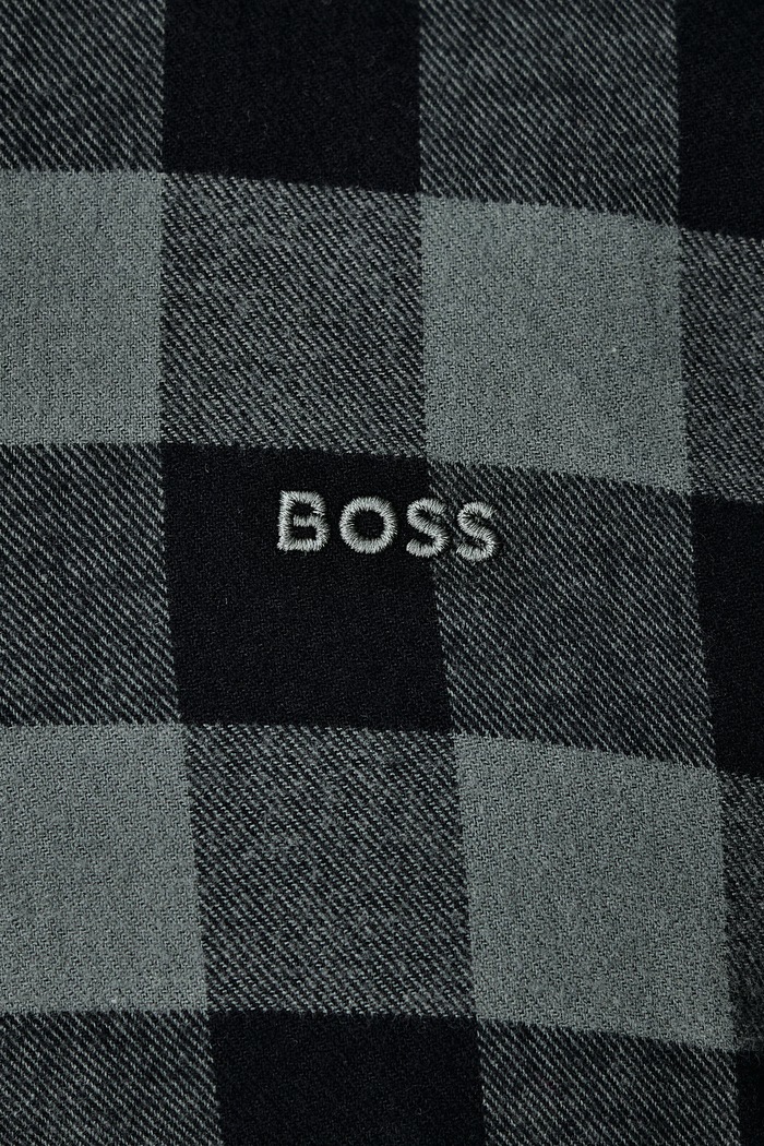 Cămașă pentru bărbați din bumbac Rickert_M BOSS Orange verde 50569719