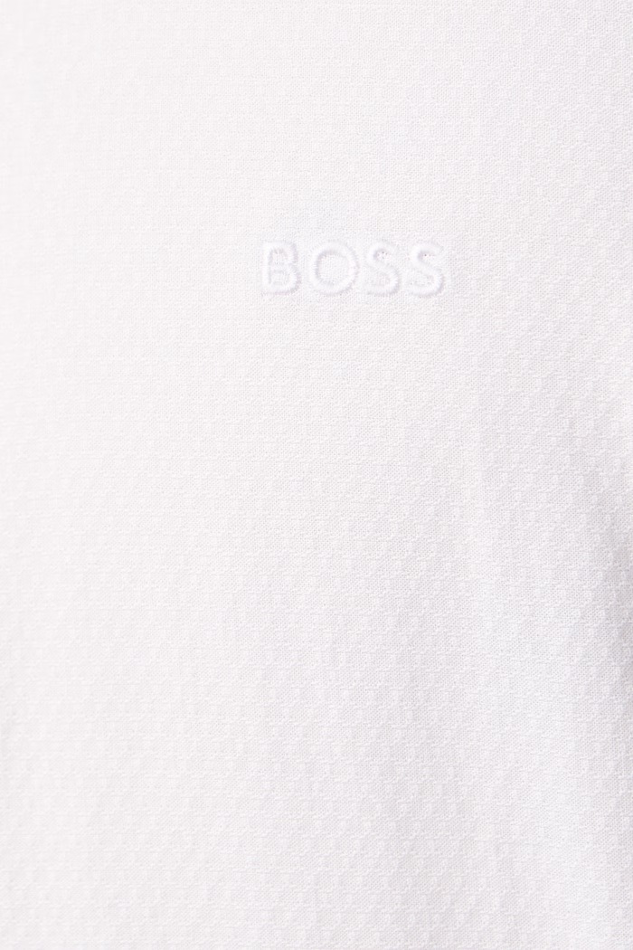 Košulja za muškarce od pamuka s elastanom Relegant_6_M BOSS Orange bijela 50569606