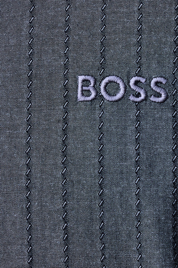Košulja za muškarce od pamuka s elastanom Relegant_6_M BOSS Orange mornarsko plava 50569606