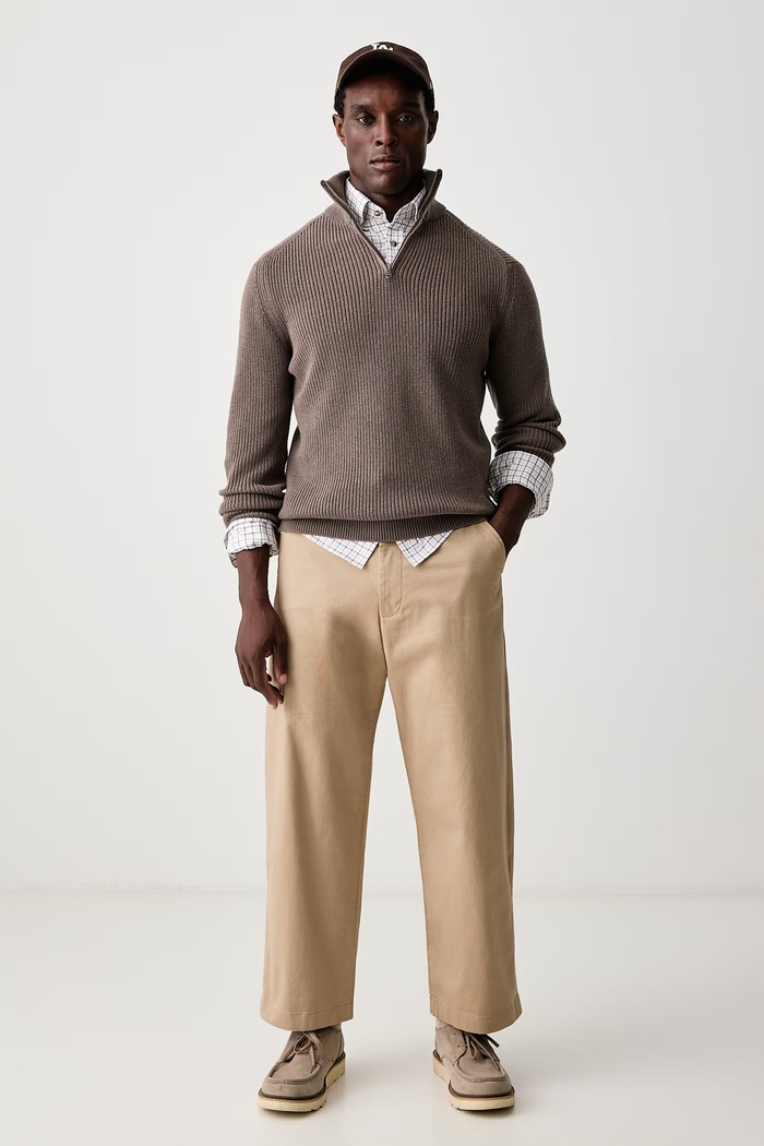 Hackett London Koszula męska bawełniana HM3010854 brązowy AW26