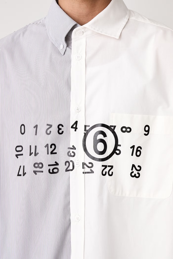 MM6 Maison Margiela Koszula męska z bawełną SH0DT0057.MTN183