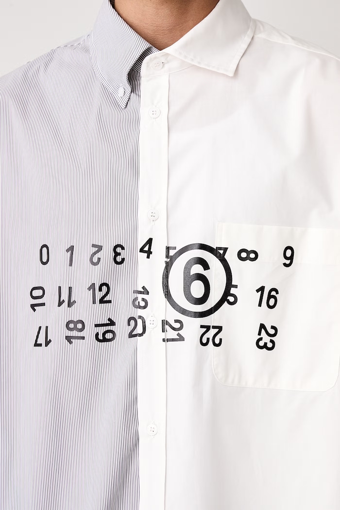 MM6 Maison Margiela Koszula męska z bawełną SH0DT0057.MTN183