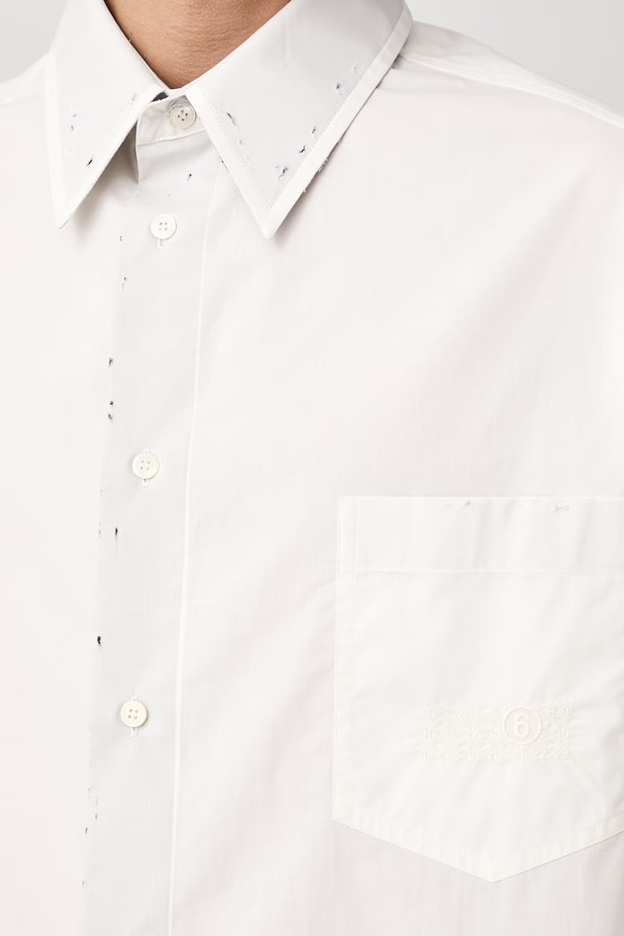 MM6 Maison Margiela Koszula męska bawełniana SH0DT0051.M35256