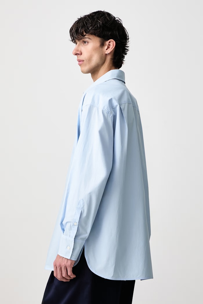 Koszula męska bawełniana MM6 Maison Margiela SH0DT0051.M35256 niebieski