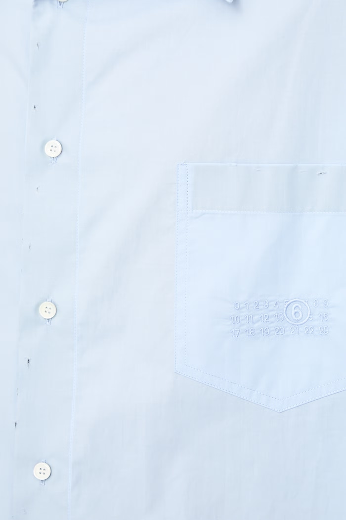 MM6 Maison Margiela Koszula męska bawełniana SH0DT0051.M35256