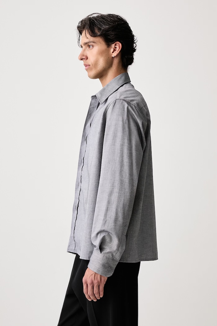 Koszula bawełniana męska MM6 Maison Margiela SH0DT0049.M36015 szary