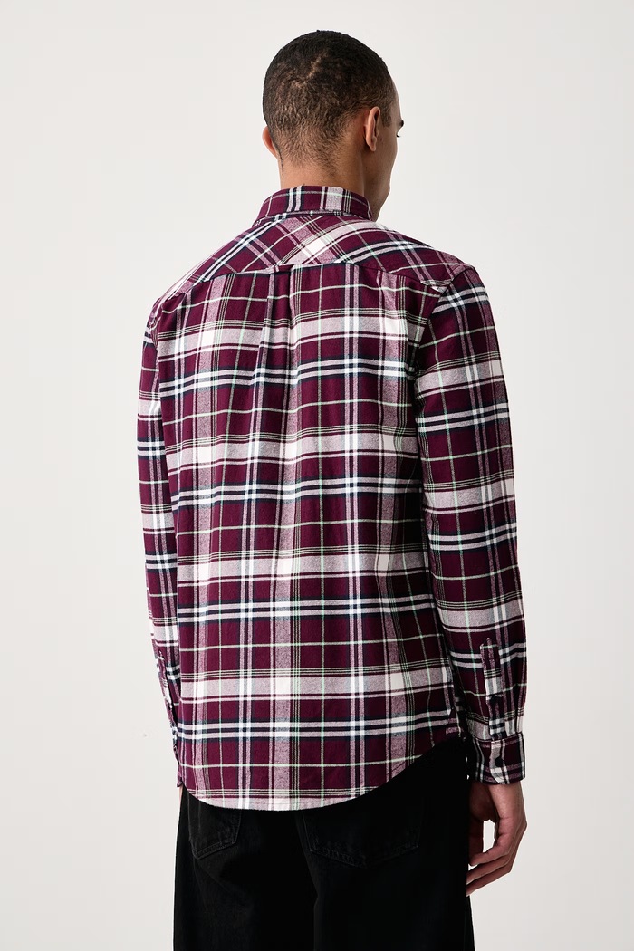 Odzież Tommy Jeans Koszula męska bawełniana DM0DM23528 bordowy