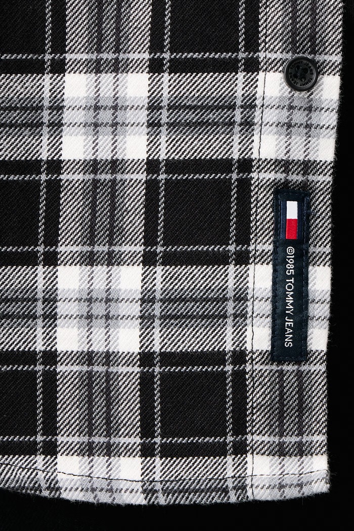 Koszula męska bawełniana Tommy Jeans czarny DM0DM23528