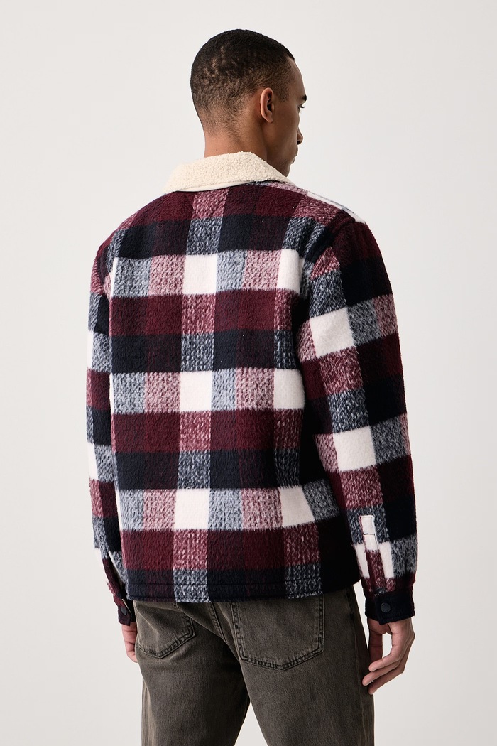Odzież Tommy Jeans Kurtka koszulowa męska DM0DM23523 bordowy