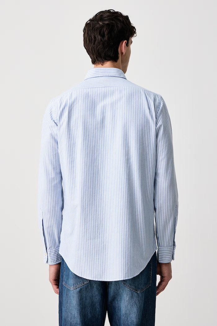 Odzież Polo Ralph Lauren Koszula męska bawełniana 710P00525 niebieski