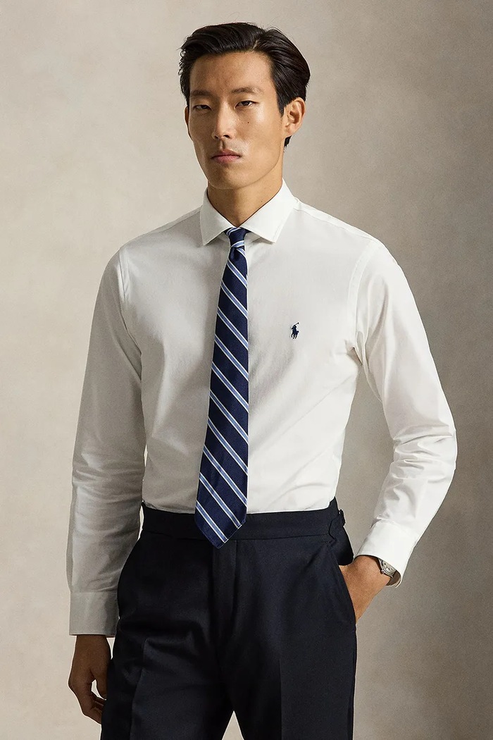 Polo Ralph Lauren Koszula damska bawełniana biały 710B30253
