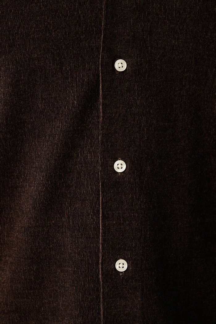 Koszula męska bawełniana z elastanem Polo Ralph Lauren brązowy 710B30148