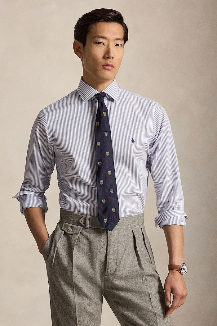 Polo Ralph Lauren Koszula męska bawełniana biały 712B29902