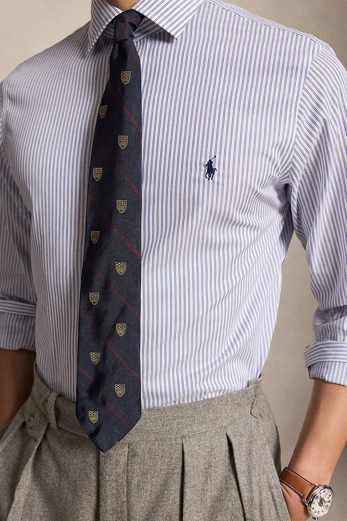 Koszula męska bawełniana Polo Ralph Lauren 712B29902 biały