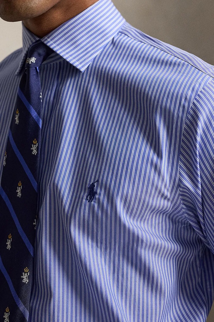 Polo Ralph Lauren Koszula męska bawełniana niebieski 712B29902