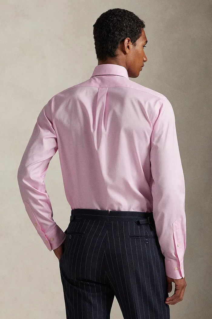 Polo Ralph Lauren koszula męska bawełniana 712968980 różowy AW26