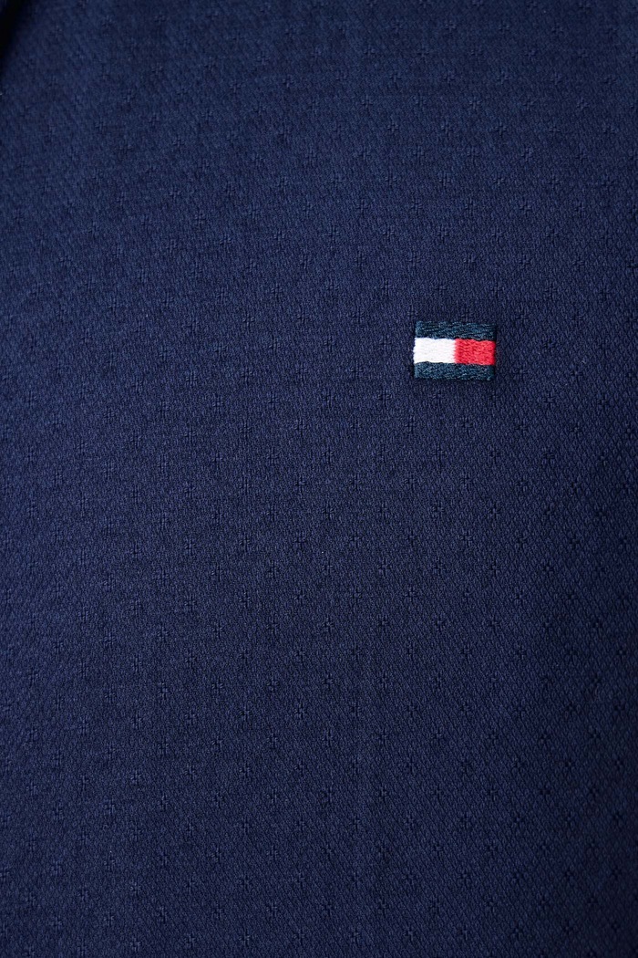Koszula męska bawełniana Tommy Hilfiger granatowy MW0MW44570