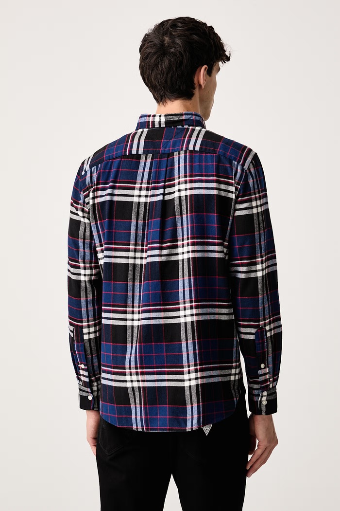 Odzież Tommy Hilfiger Koszula męska bawełniana MW0MW44592 niebieski