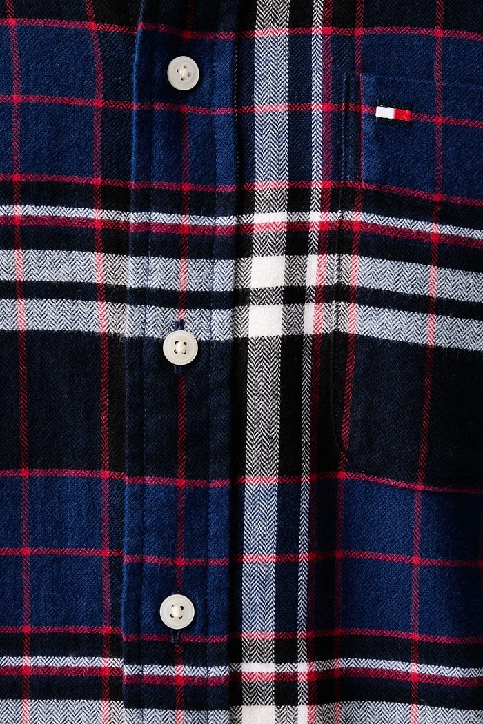 Koszula męska bawełniana Tommy Hilfiger niebieski MW0MW44592