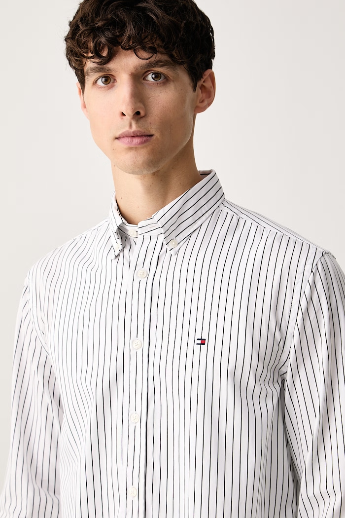 Tommy Hilfiger košeľa dámska bavlnená biela MW0MW44571