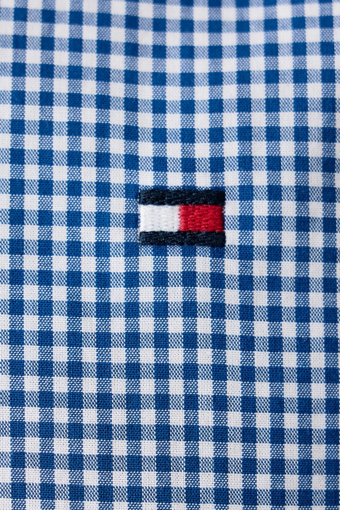 Koszula męska bawełniana Tommy Hilfiger niebieski MW0MW44569