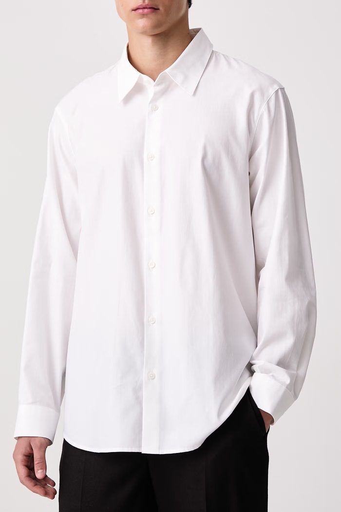 Рубашка для мужчин из хлопка Armani Exchange XM003384.AF28566 белый