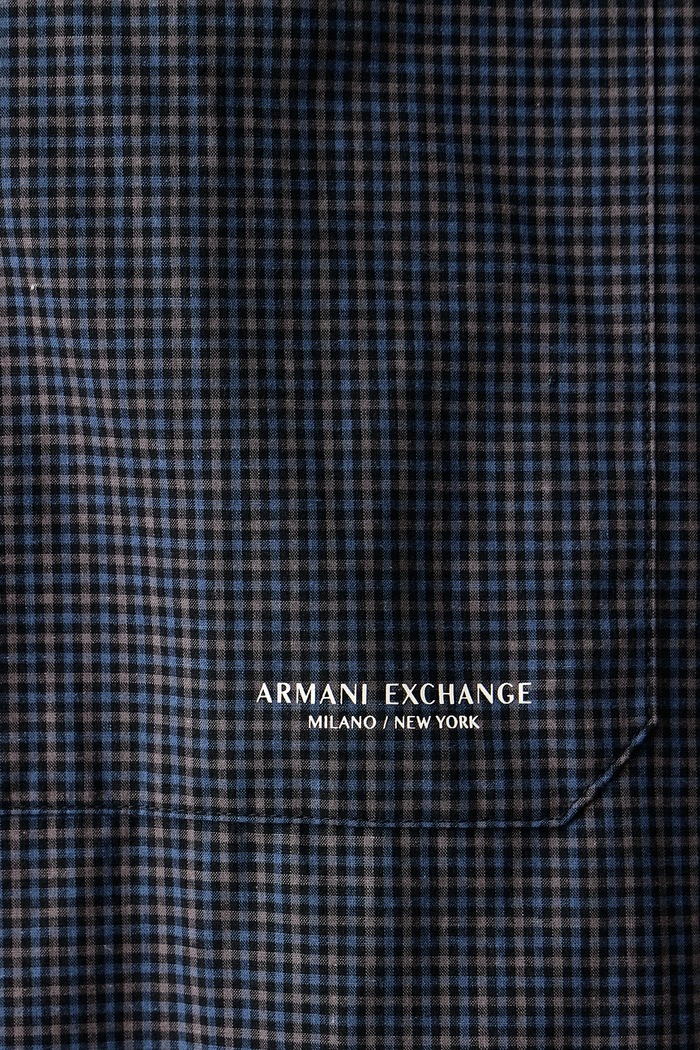 Сорочка чоловіча бавовняна Armani Exchange темно-синій XM003383.AF28565