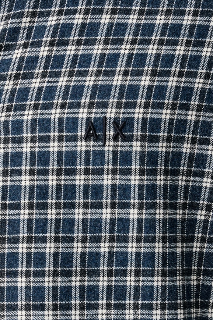 Сорочка чоловіча бавовняна Armani Exchange темно-синій XM003262.AF27130