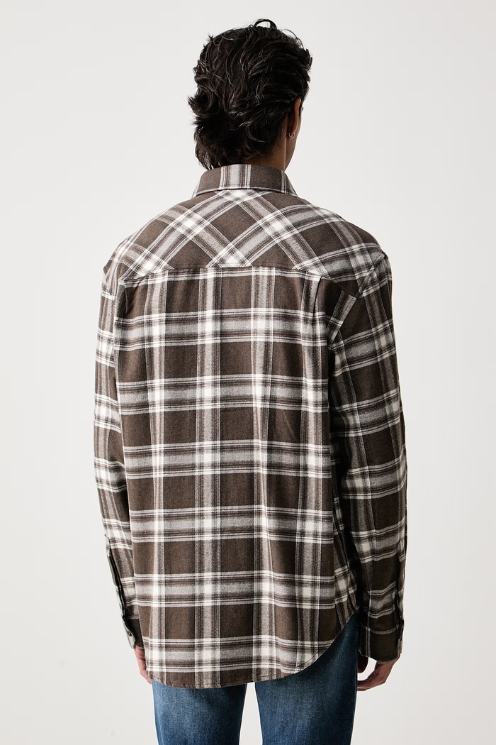 Odzież Armani Exchange koszula męska bawełniana XM003255.AF27138 brązowy