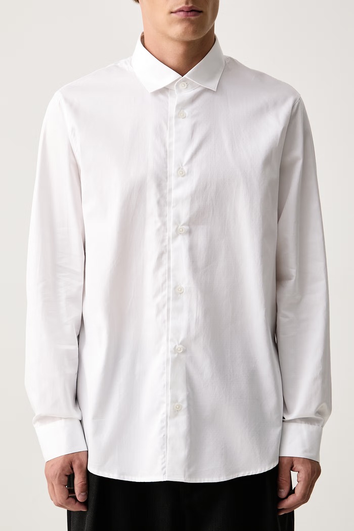 Риза мъжка от памук Armani Exchange XM003251.AF27110 бял