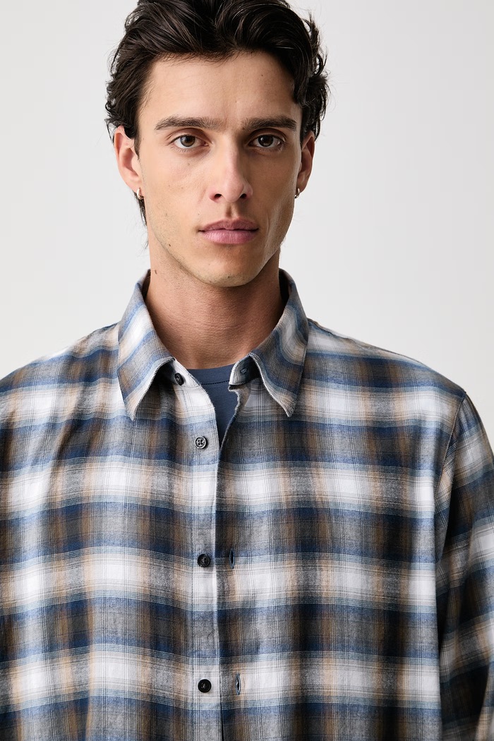 Armani Exchange koszula męska bawełniana niebieski XM003246.AF27113