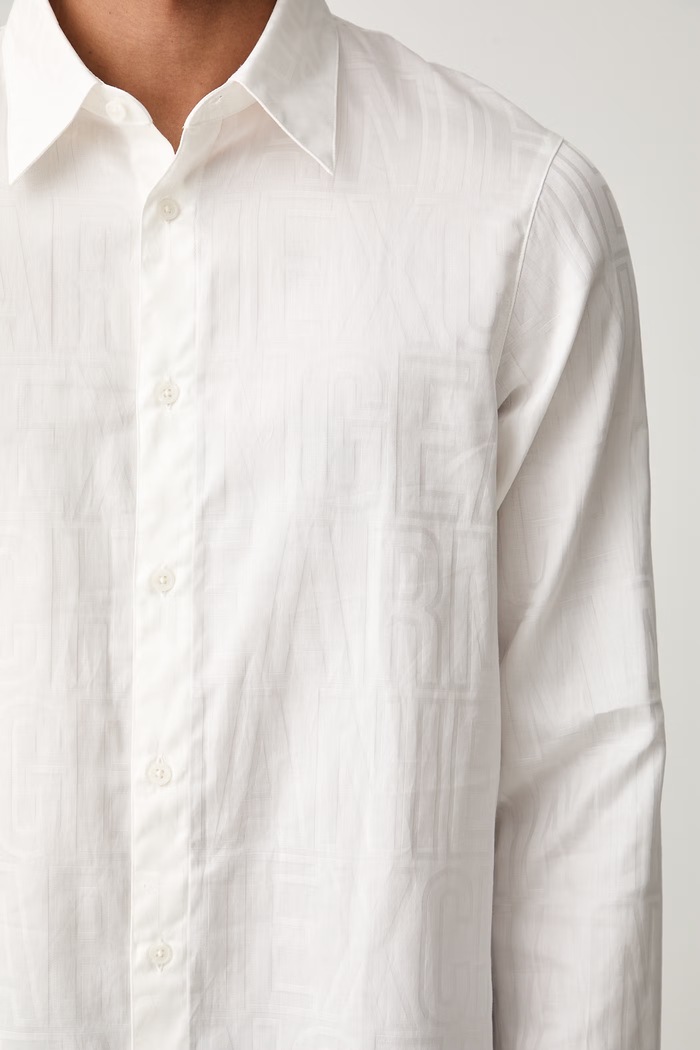 Armani Exchange koszula męska bawełniana biały XM003244.AF13131
