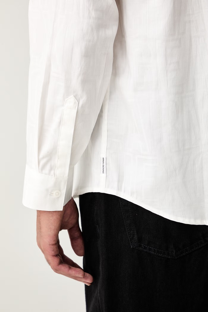 Armani Exchange koszula męska bawełniana XM003244.AF13131 biały