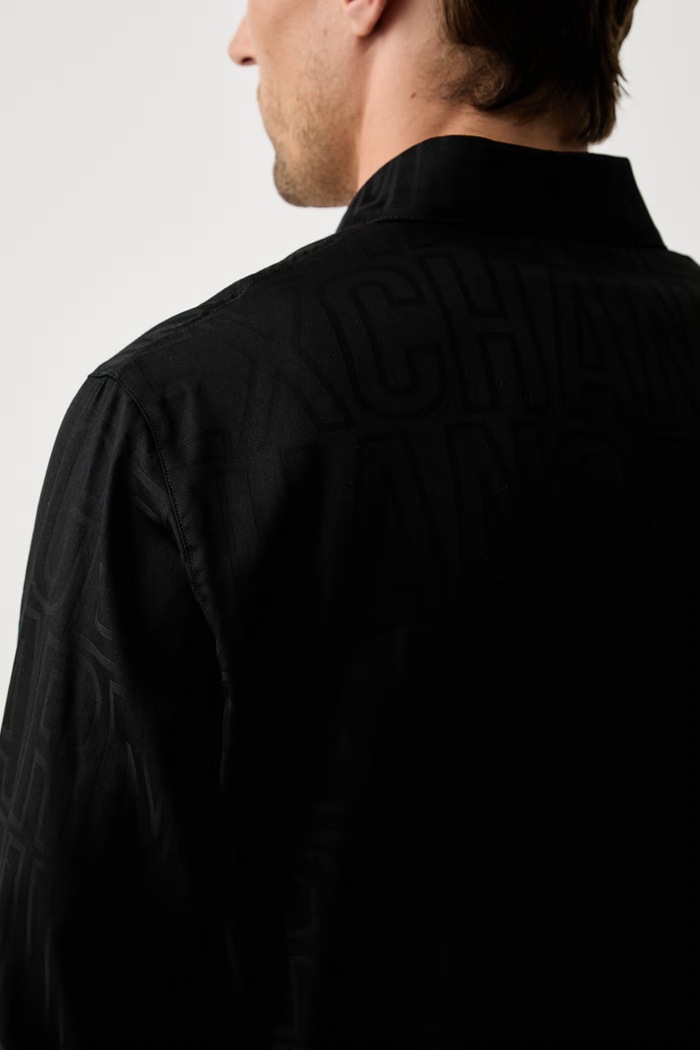 Armani Exchange košeľa pánska bavlnená XM003244.AF13131 čierna